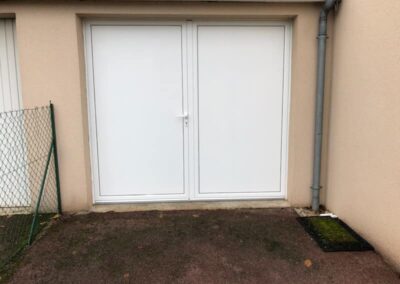 Installation porte de garage