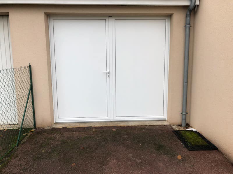 Installation porte de garage